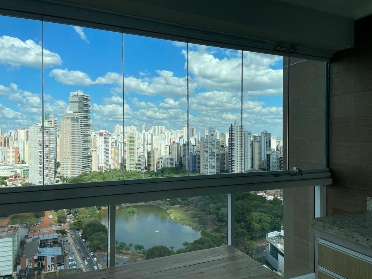 Moderno Flat Com Vista Para O Parque Vaca Brava Гояния Экстерьер фото