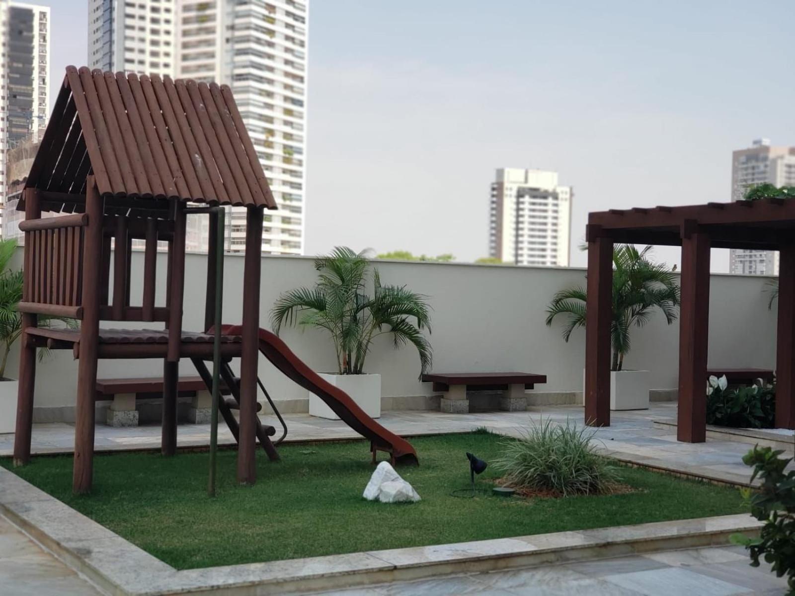 Moderno Flat Com Vista Para O Parque Vaca Brava Гояния Экстерьер фото